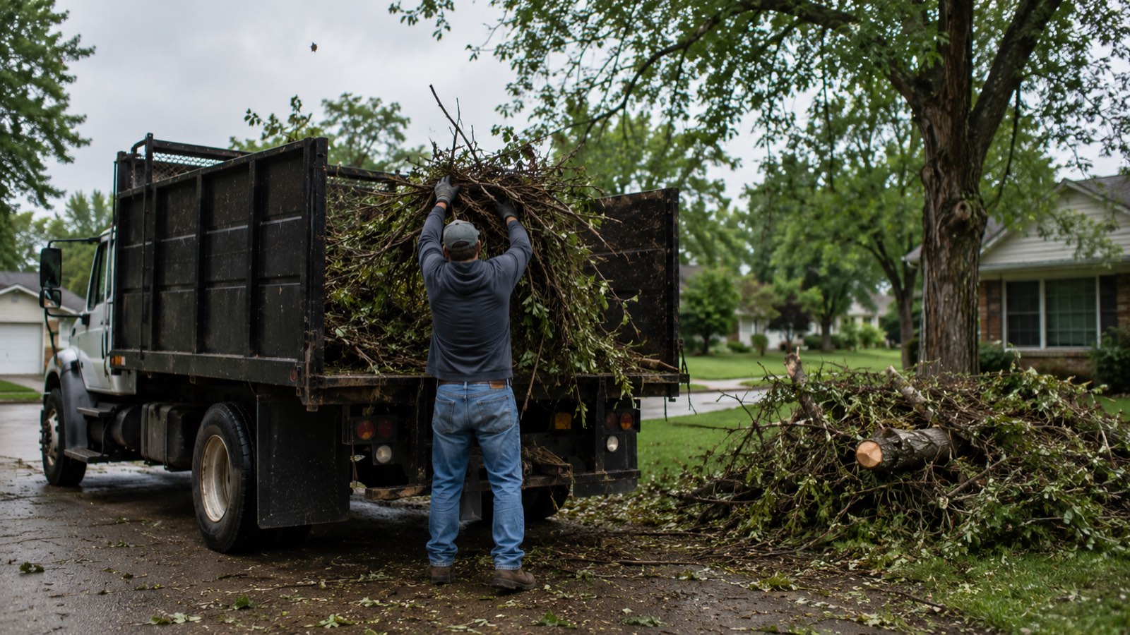 yard waste and storm debris removal in Rockford IL
